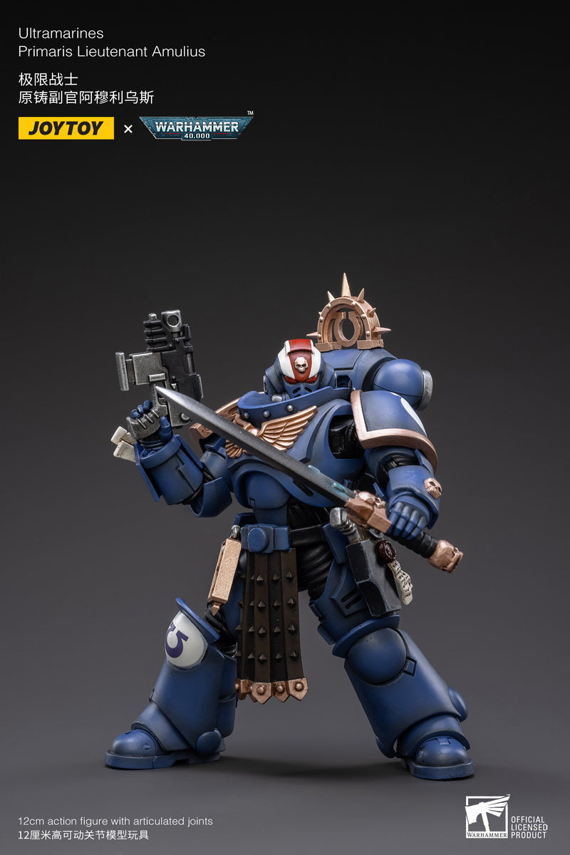 PRE-ORDER Warhammer 40k - Ultramarines - Primaris Lieutenant Amulius 1/18 [May 2023 Release]