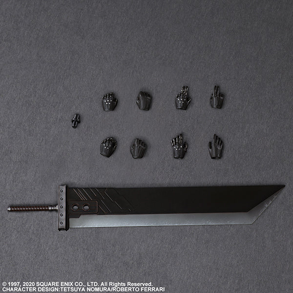 PRE-ORDER Play-Arts Kai - Final Fantasy VII Remake - Cloud Strife, Jessie Raspberry and Bike Set