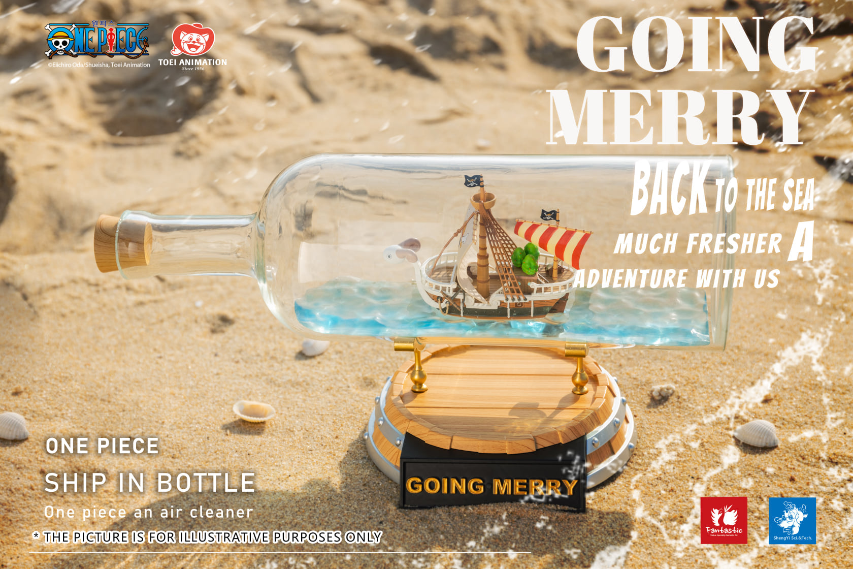 PRE-ORDER One Piece - Going Merry in a Bottle