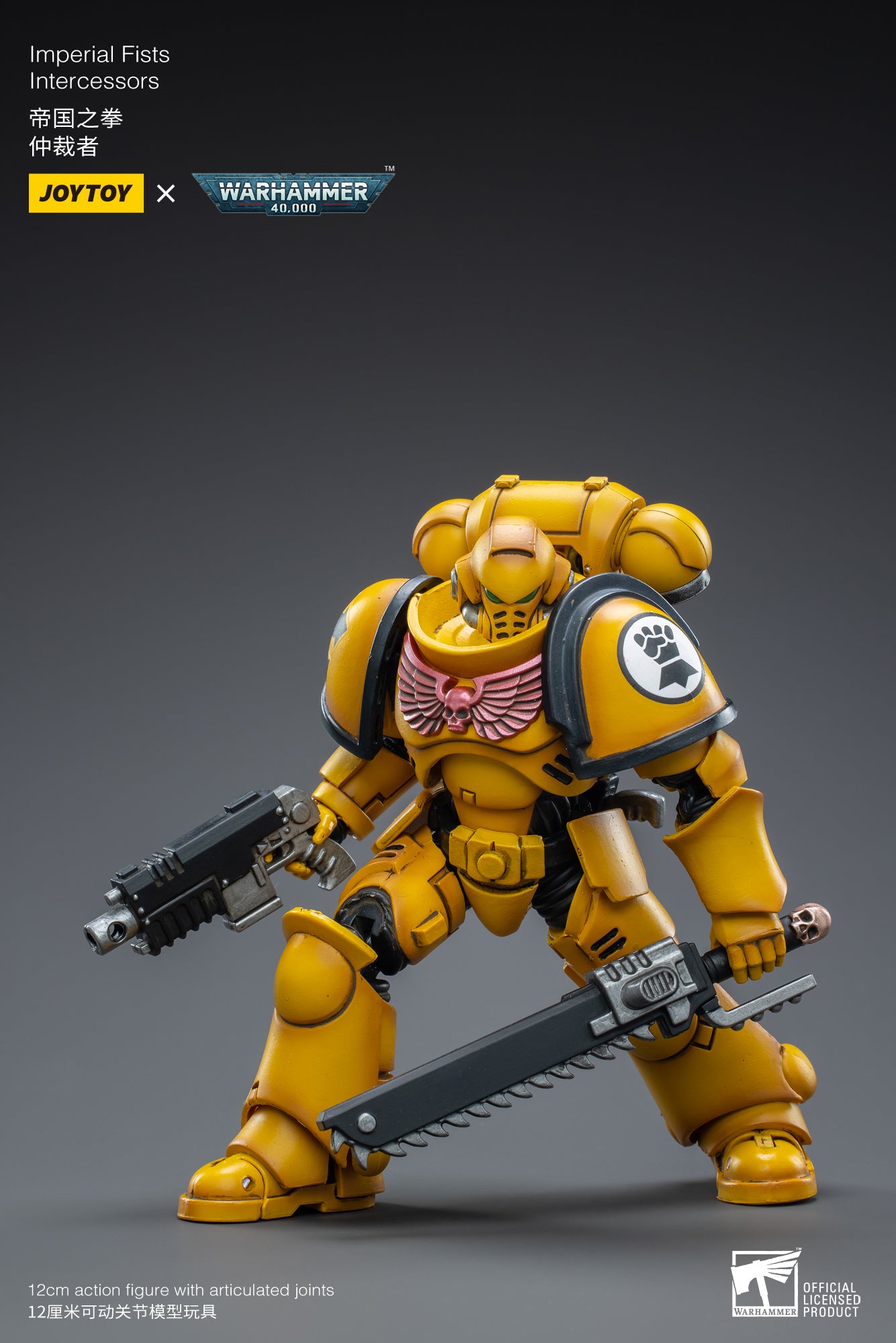 PRE-ORDER Warhammer 40K - Imperial Fists Intercessors 1/18