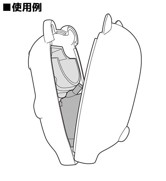 PRE-ORDER Nendoroid More: Face Parts Case (Pink Dinosaur)