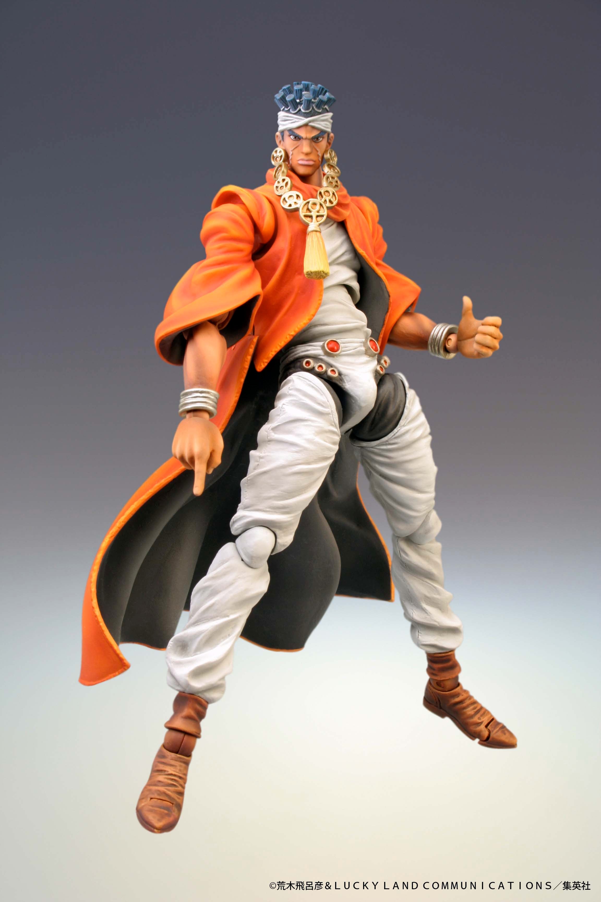 IN-STOCK  Medicos Entertainment  - Super Action Statue #08 - JoJo's Bizarre Adventure: Stardust Crusaders - Mohammed Avdol (3rd Release)
