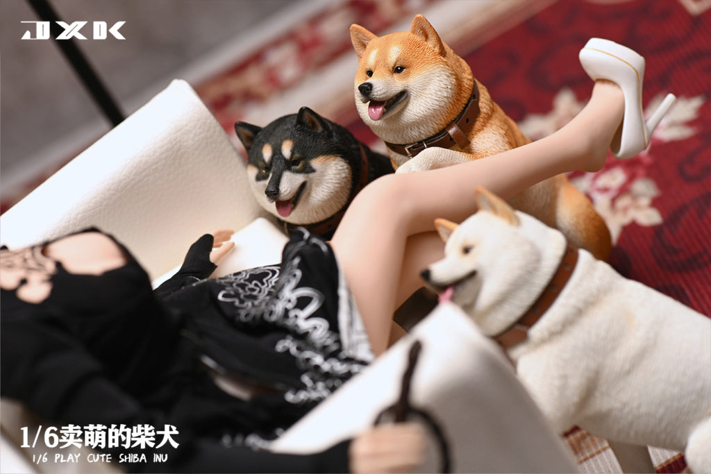 PRE-ORDER Play Cute Shiba Inu Lun: White 1/6