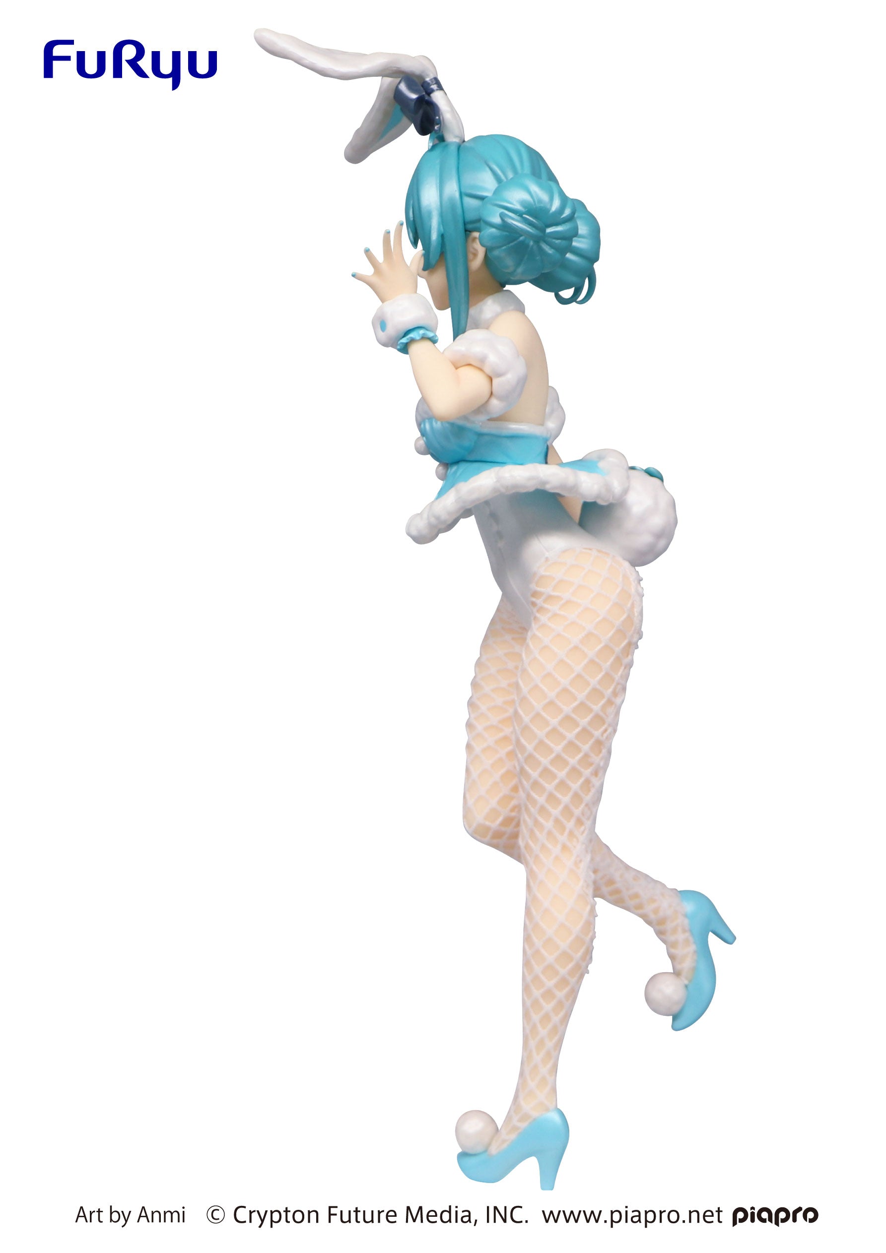 IN-STOCK FuRyu - Hatsune Miku BiCute Bunnies Figure - Hatsune Miku: White Rabbit Pearl Color Ver.