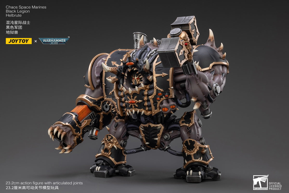 PRE-ORDER Warhammer 40k - Black Legion - Helbrute 1/18 [May 2023 Release]