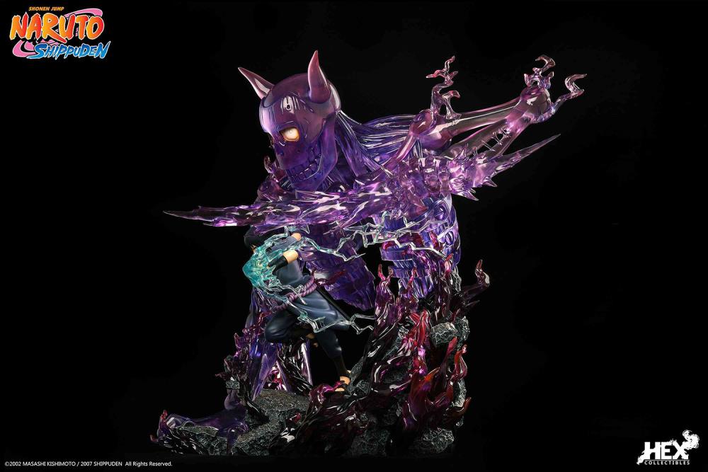 IN-STOCK HEX Collectibles - Naruto Shippuden - Uchiha Sasuke: Kekkei genkai, Mangekyo Sharingan: Susano’o 1/8