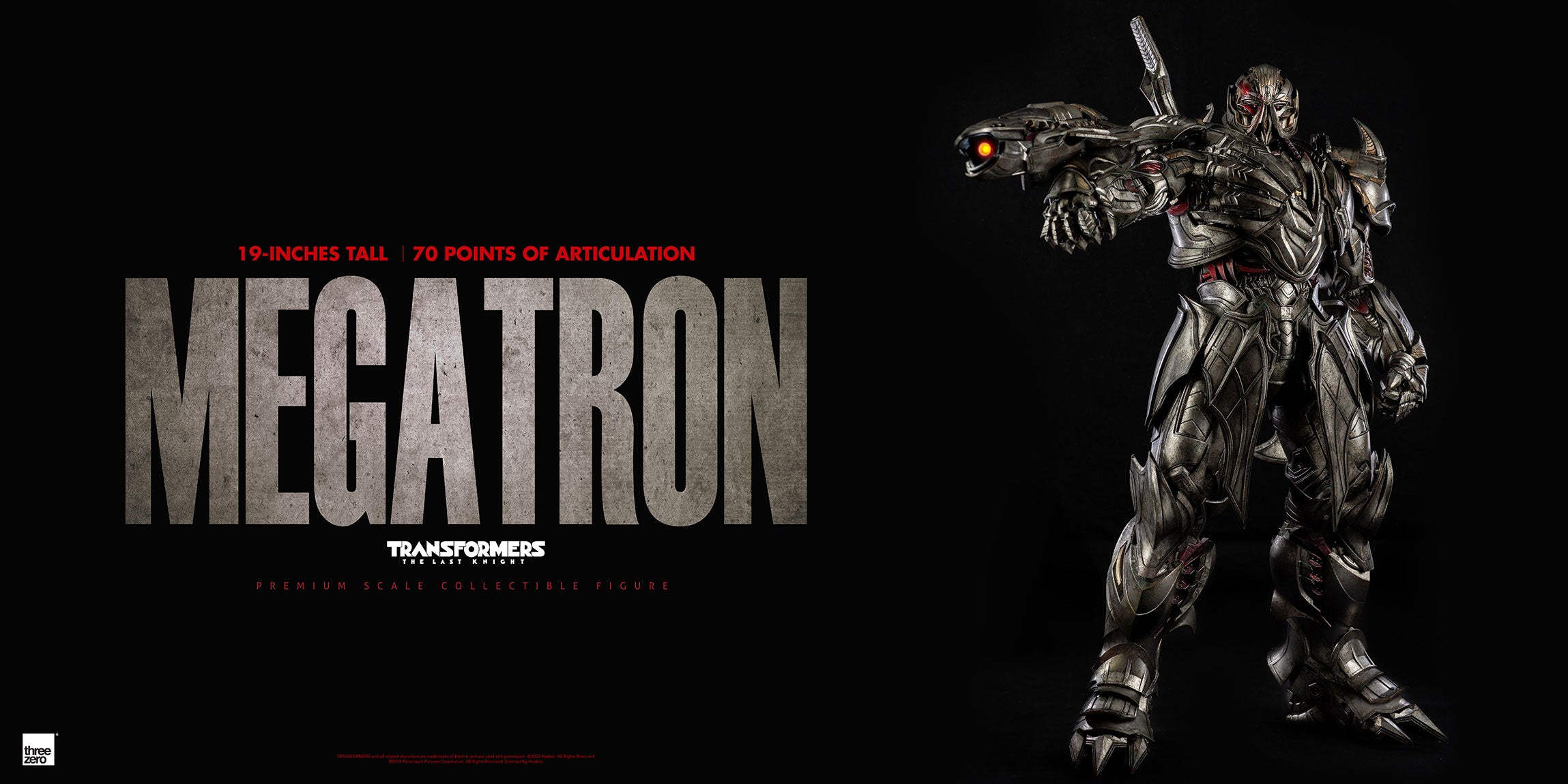 PRE-ORDER Transformers: The Last Knight - Megatron [4th Quarter 2022 Release]