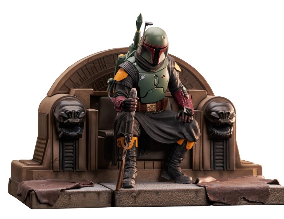 PRE-ORDER Star War Premier Collection - The Mandalorian - Boba Fett on Throne 1/7