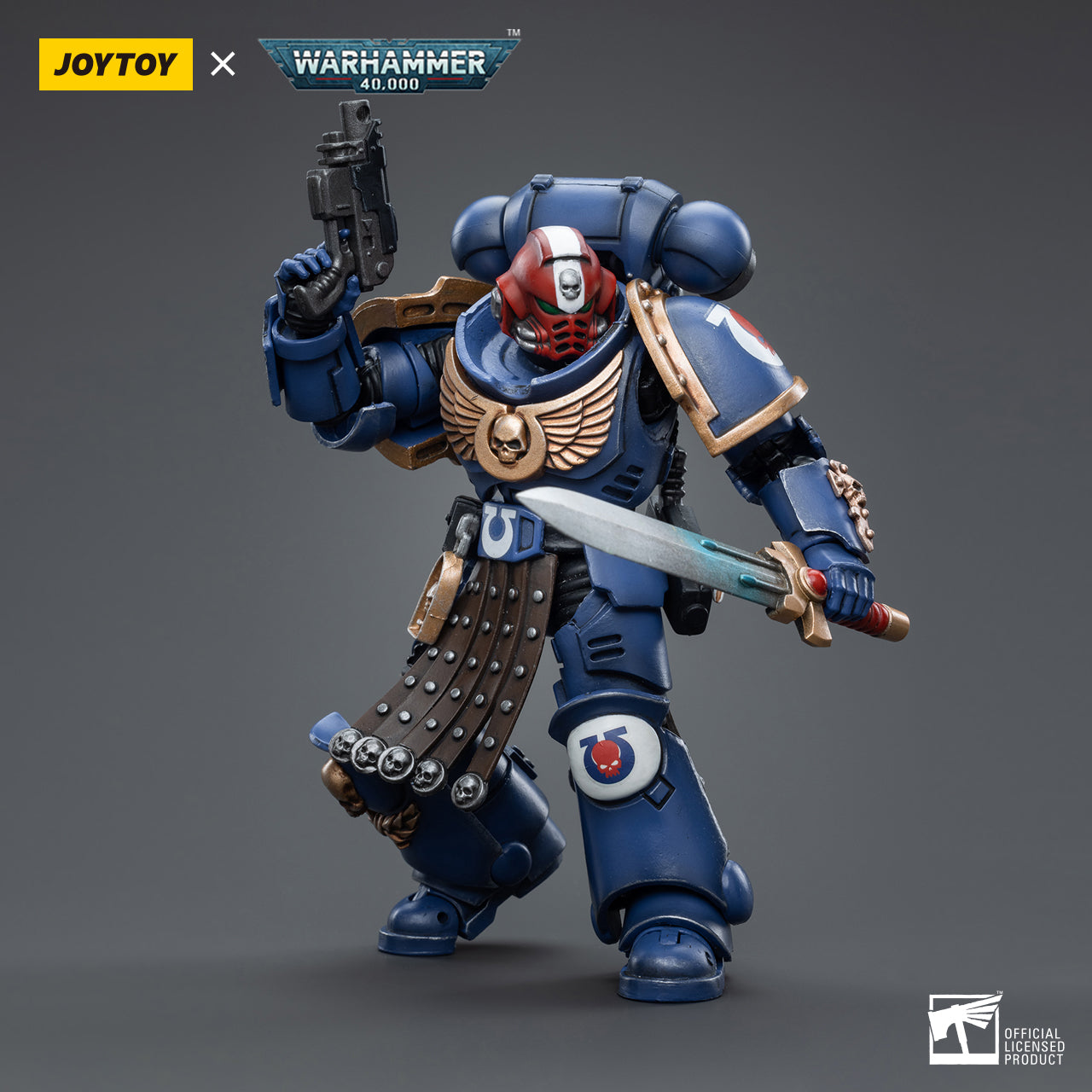PRE-ORDER Warhammer 40K - Ultramarines - Intercessor Veteran Sergeant - Brother Aeontas 1/18