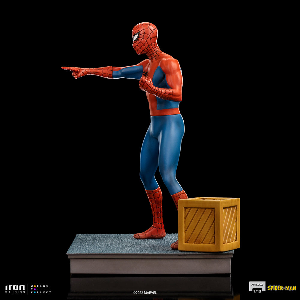 PRE-ORDER Spider-Man Animated Series - Spider-Man 60s Art Scale 1/10