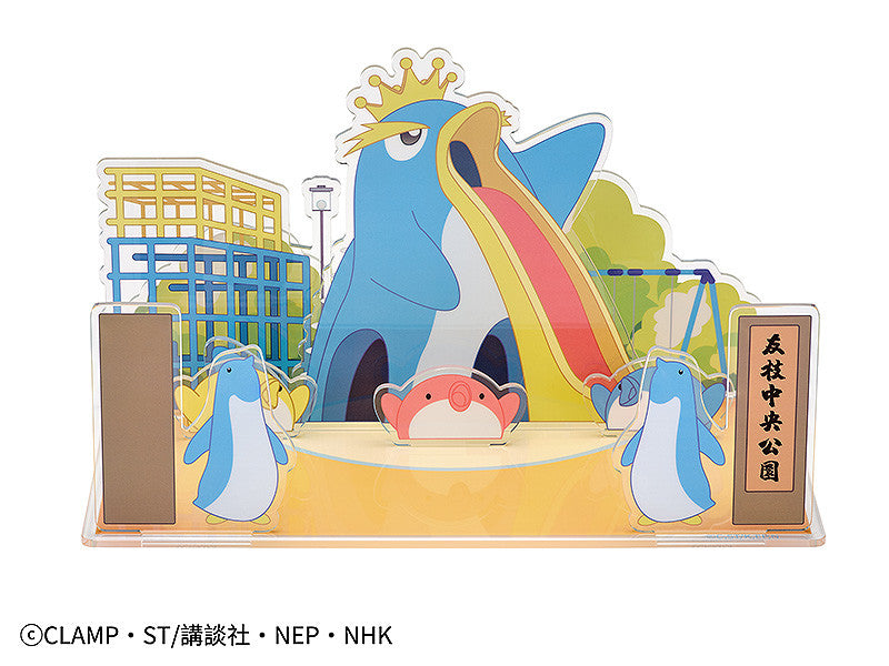 PRE-ORDER Cardcaptor Sakura: Clear Card Acrylic Diorama Background: King Penguin