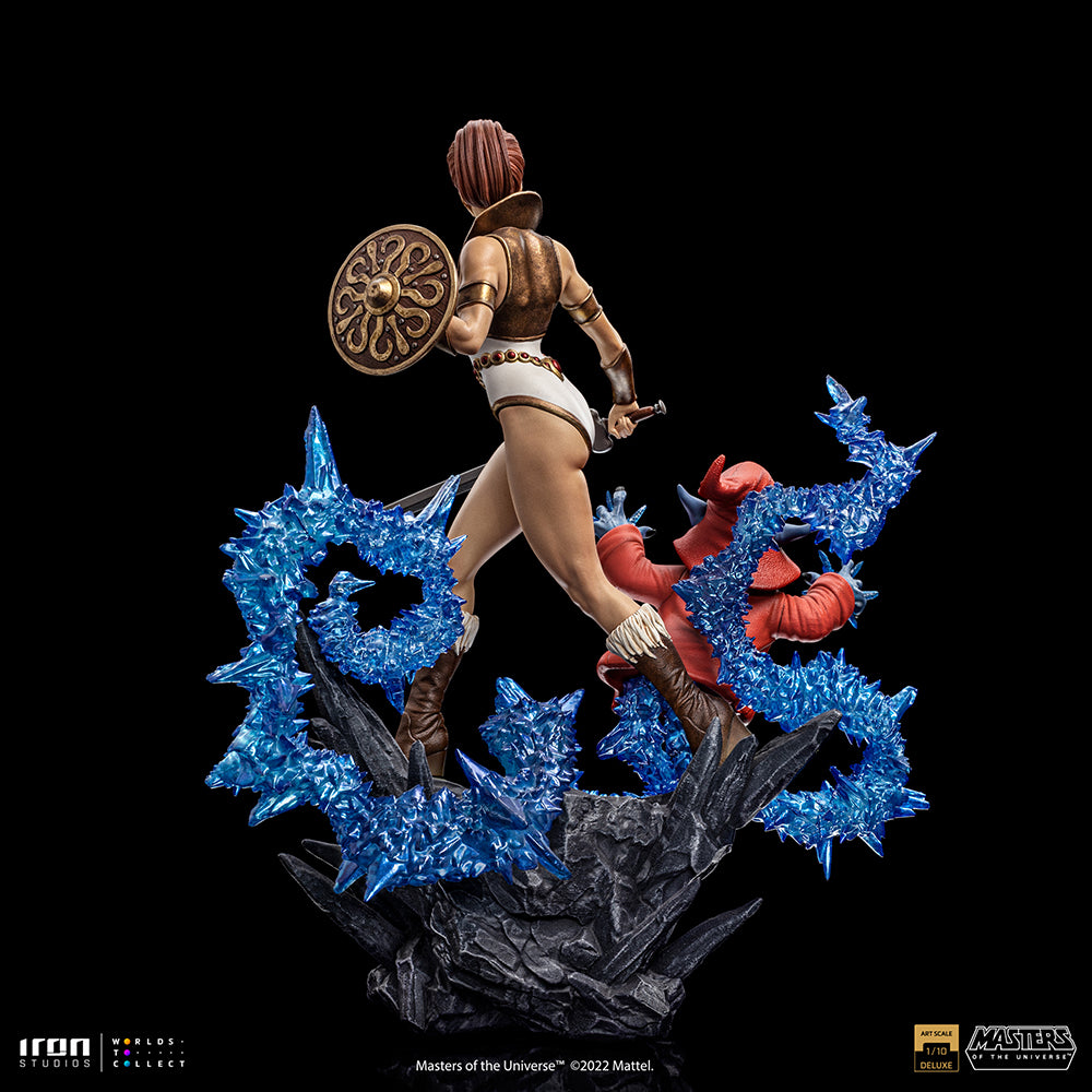 PRE-ORDER Masters of the Universe - Teela and Orko Deluxe Art Scale 1/10