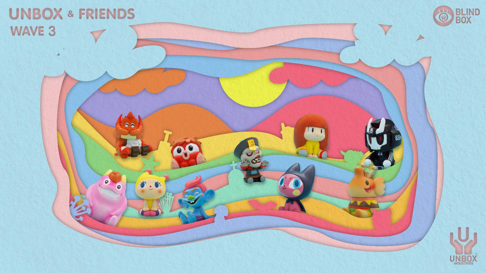 IN-STOCK Unbox Industries - - Unbox & Friends - Wave 3