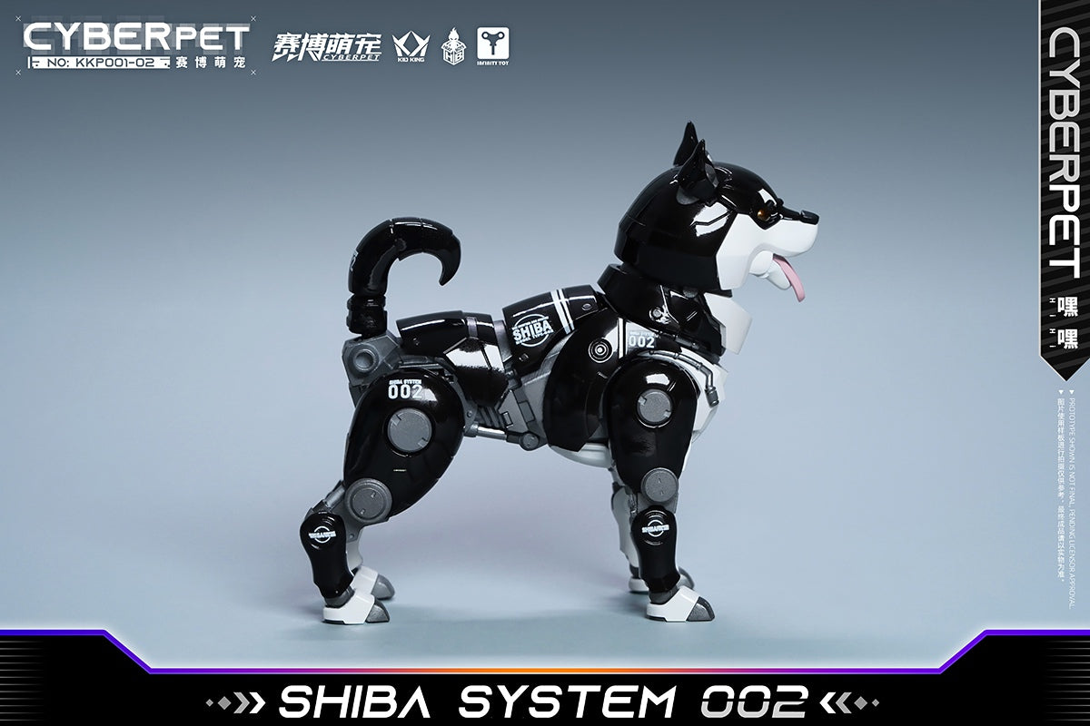 PRE-ORDER Cyber Cute Pet - KKP001-02 Mecha Shiba Inu - Hey Hey: Black