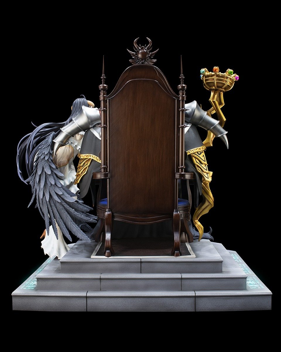 PRE-ORDER Overlord - Ainz Ooal Gown & Albedo 1/4