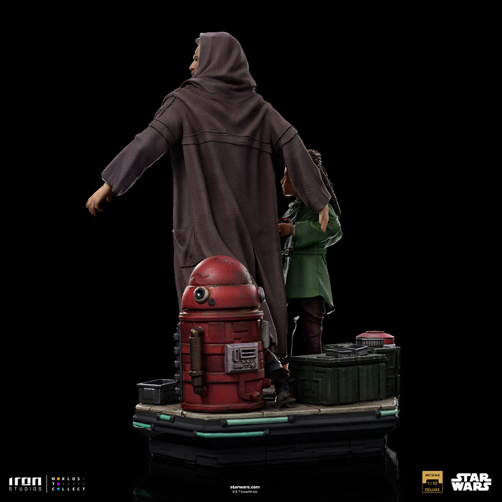 PRE-ORDER Star Wars - Obi-Wan and Young Leia BDS Art Scale 1/10