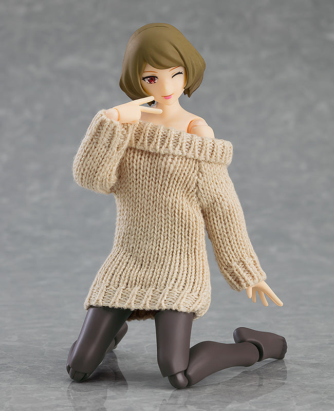 IN-STOCK Max Factory - figma 574 - figma Styles - Female Body (Chiaki) with Off-the-Shoulder Sweater Dress
