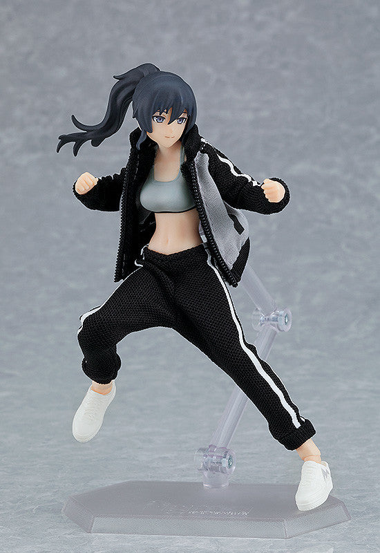 IN-STOCK Max Factory - figma 601 - figma Styles - Female Body (Makoto) with Tracksuit + Tracksuit Skirt Outfit