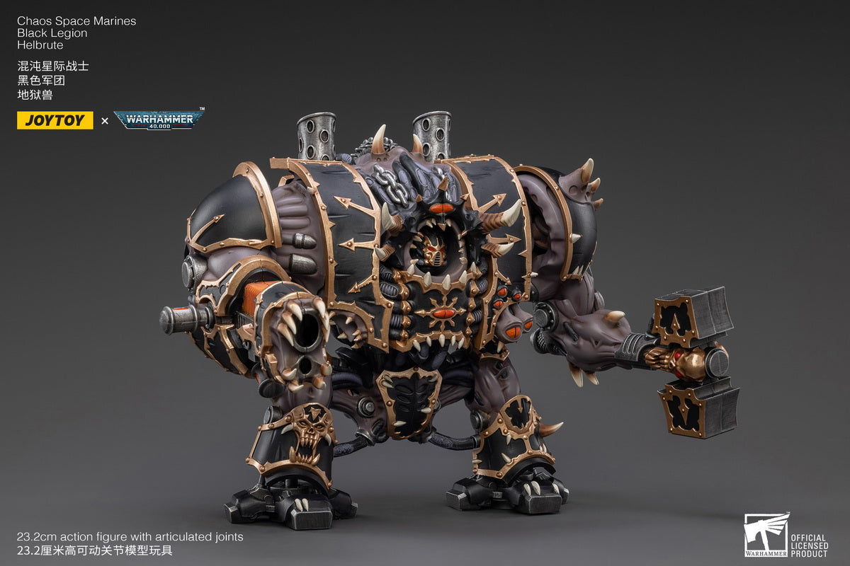 PRE-ORDER Warhammer 40k - Black Legion - Helbrute 1/18 [May 2023 Release]