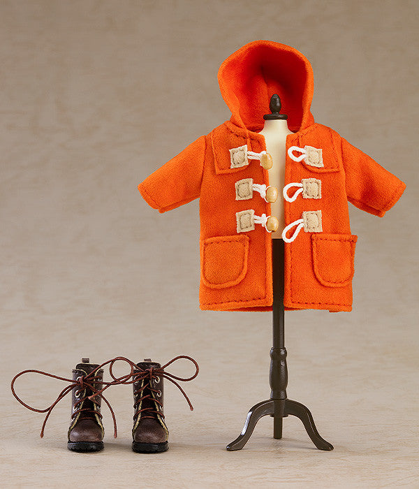 PRE-ORDER Nendoroid Doll Warm Clothing Set: Boots & Duffle Coat: Orange