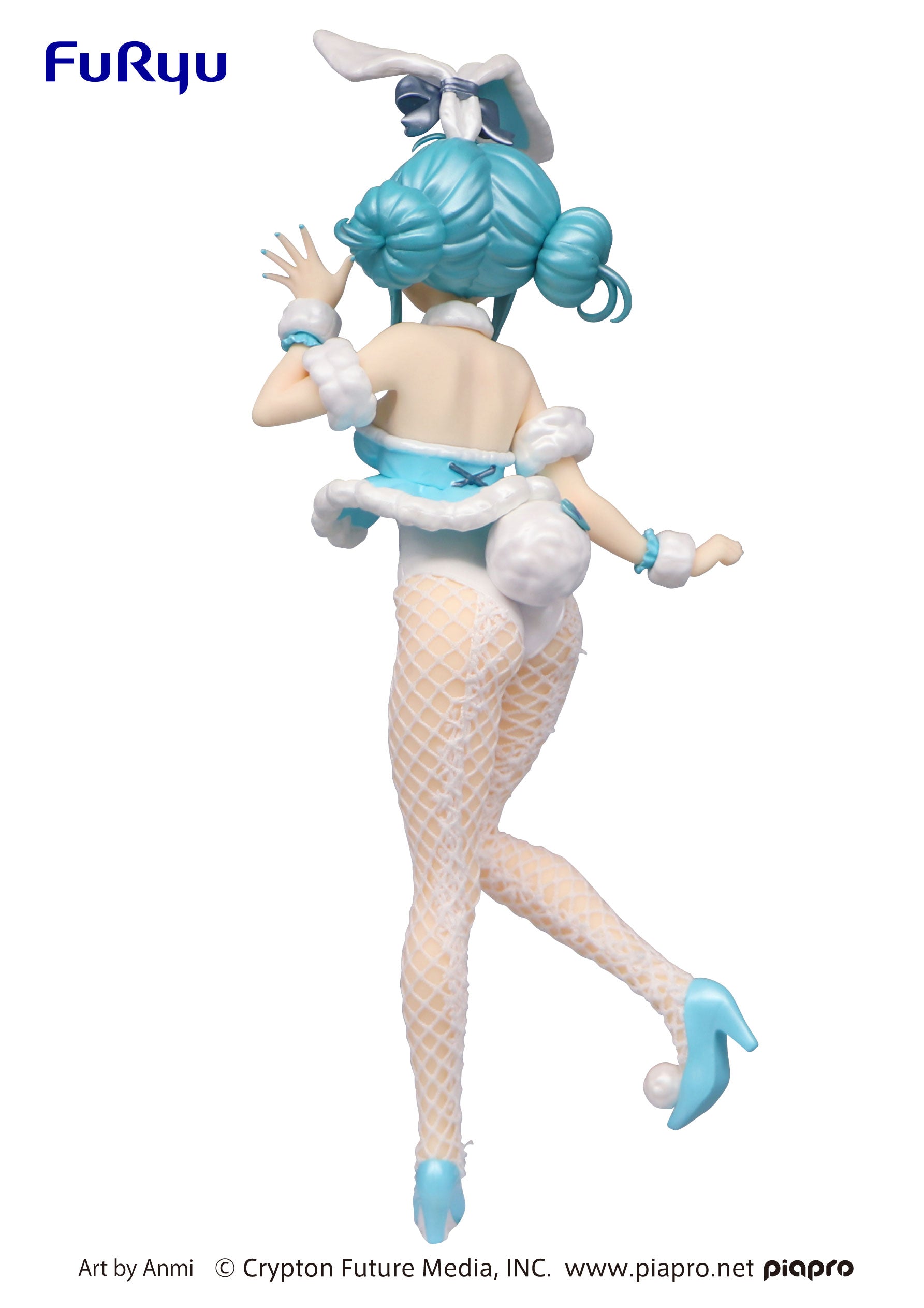 IN-STOCK FuRyu - Hatsune Miku BiCute Bunnies Figure - Hatsune Miku: White Rabbit Pearl Color Ver.