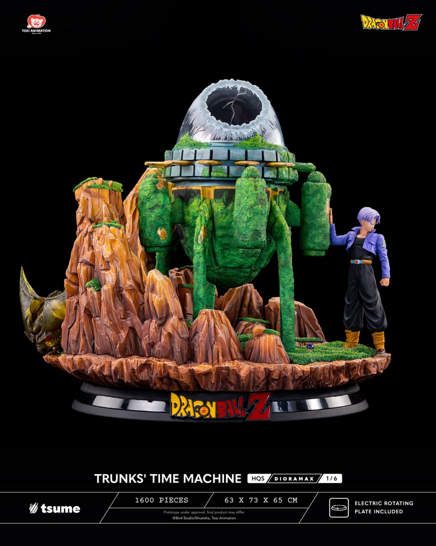 PRE-ORDER HQS Dioramax - Dragon Ball Z - Trunks' Time Machine 1/6
