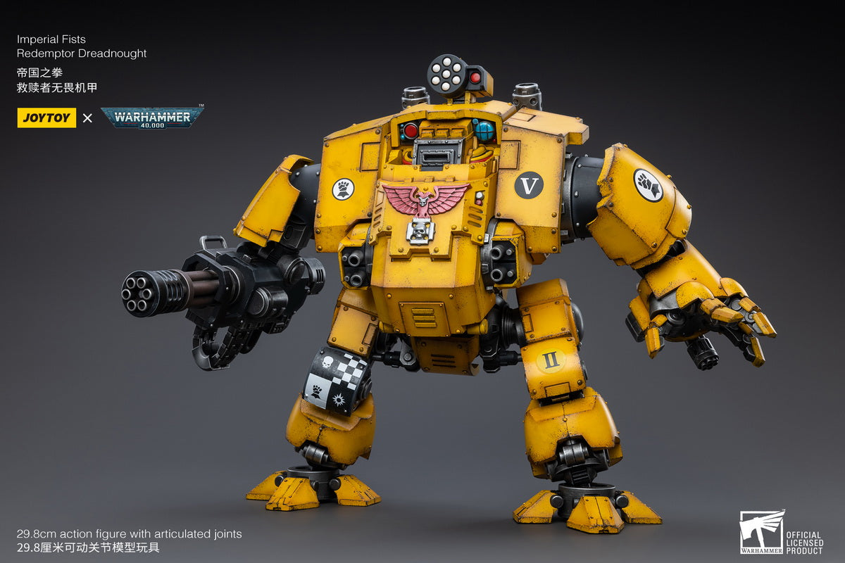 PRE-ORDER Warhammer 40k - Imperial Fists - Redemptor Dreadnought 1/18