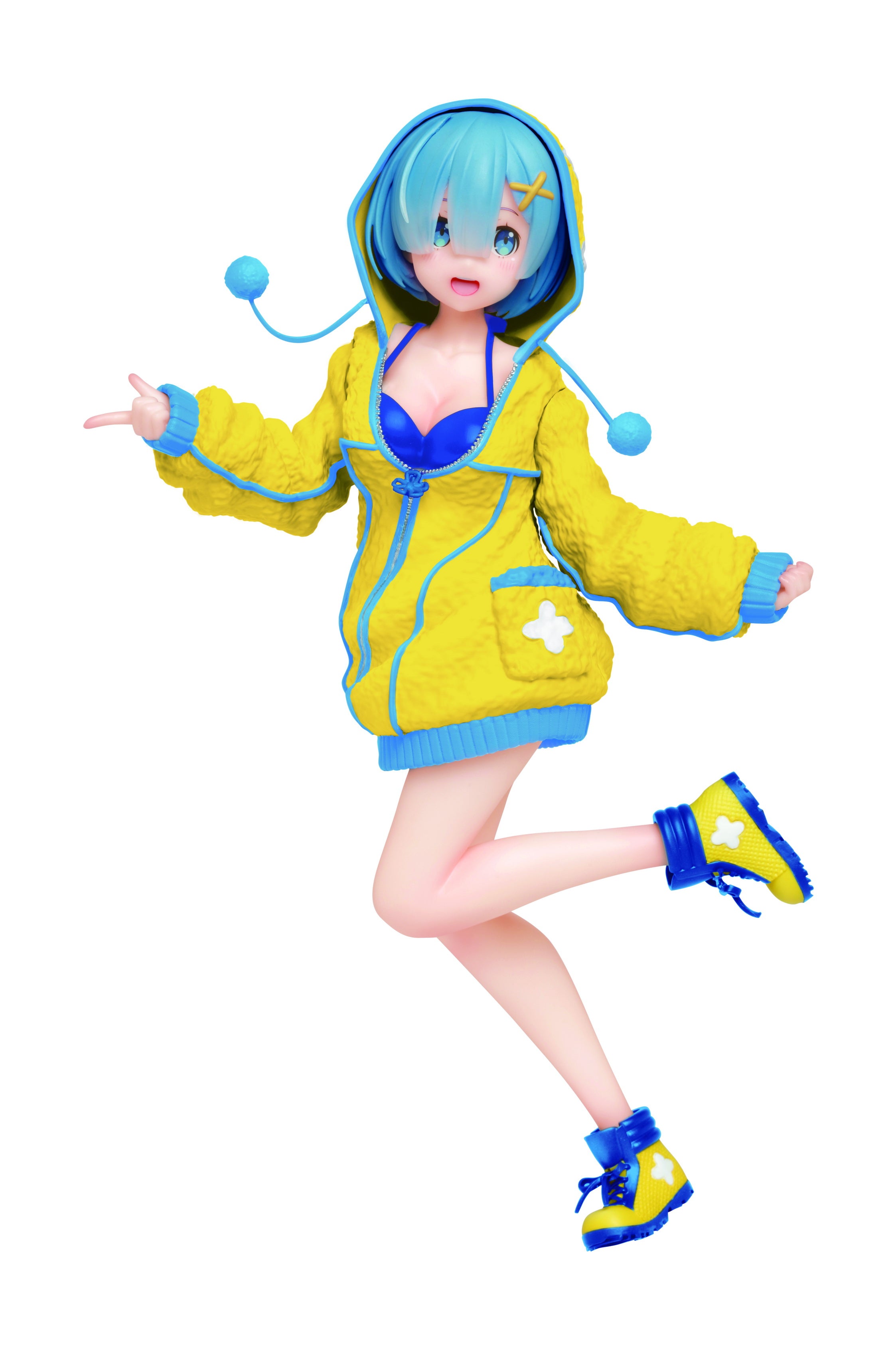 IN-STOCK Taito - Re:ZERO -Starting Life in Another World Figure - Rem: Fluffy Hoodie Renewal Ver.