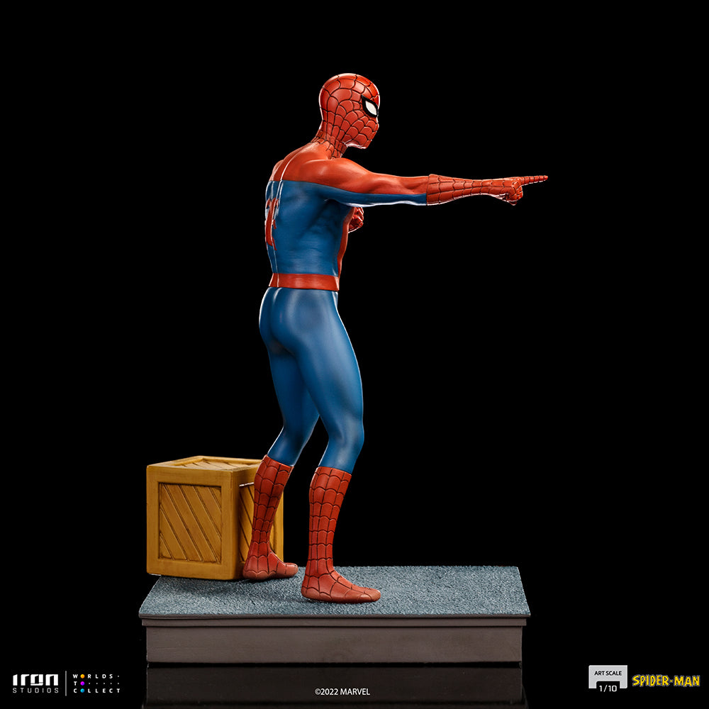 PRE-ORDER Spider-Man Animated Series - Spider-Man 60s Art Scale 1/10