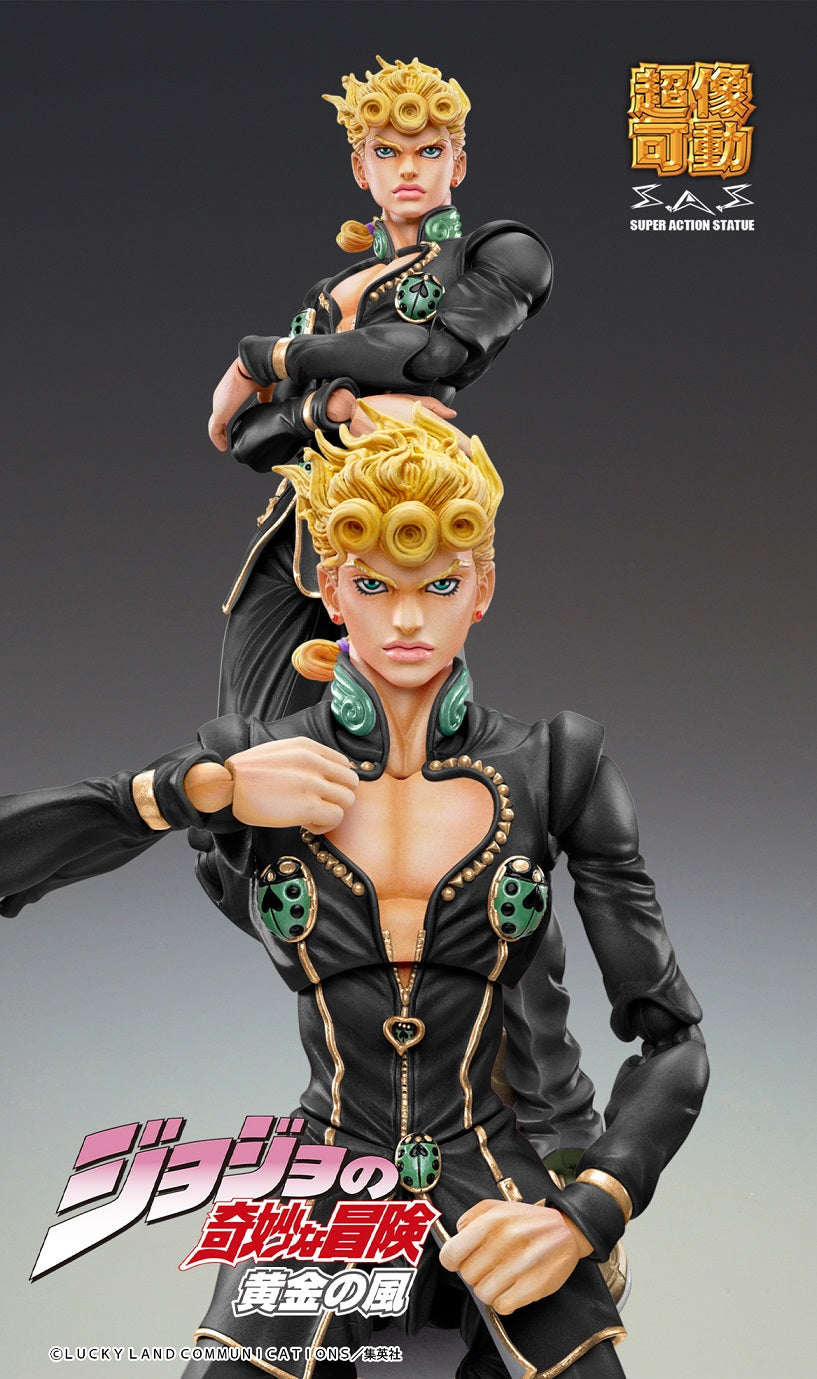 PRE-ORDER Super Action Statue - Jojo's Bizarre Adventure: Golden Wind - Giorno Giovanna: Black Ver. [2nd Release]
