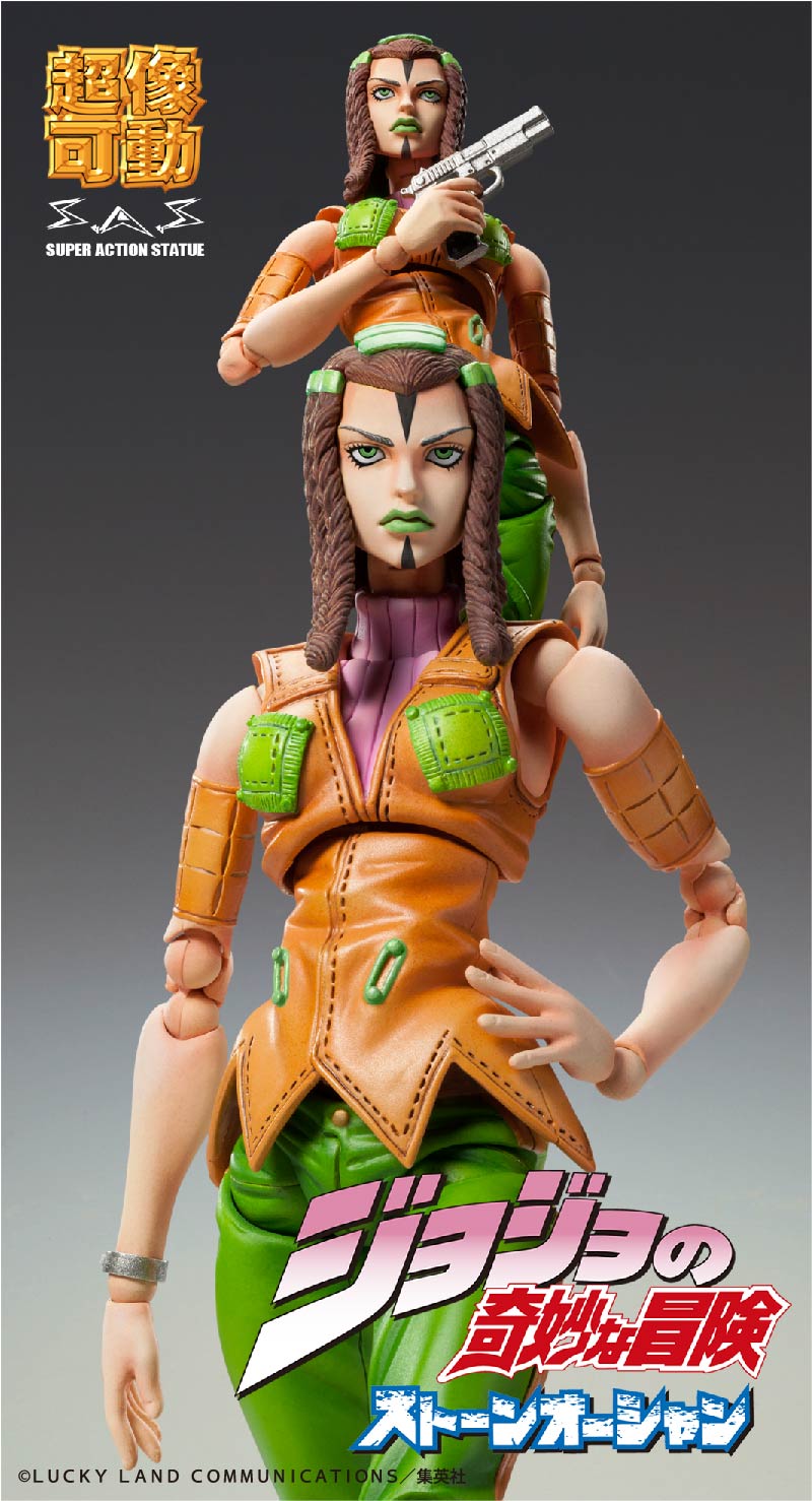 PRE-ORDER Super Action Statue #73 - Jojo's Bizarre Adventure: Stone Ocean - Ermes Costello [2nd Release]
