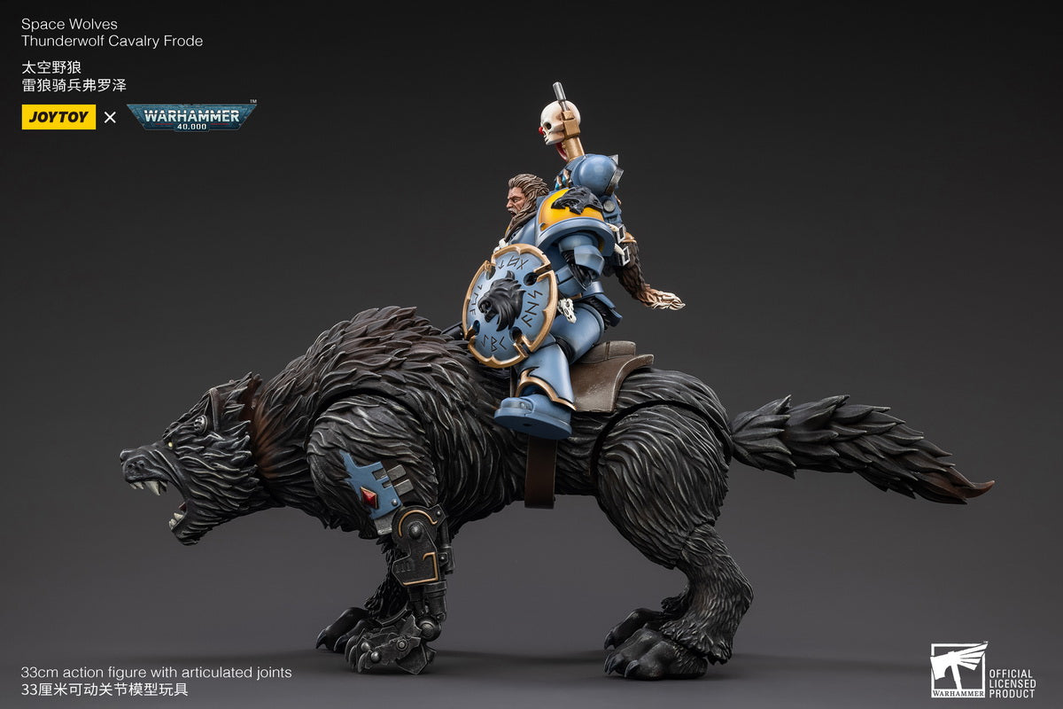 PRE-ORDER Warhammer 40k - Space Wolves - Thunderwolf Cavalry Frode 1/18 [May 2023 Release]