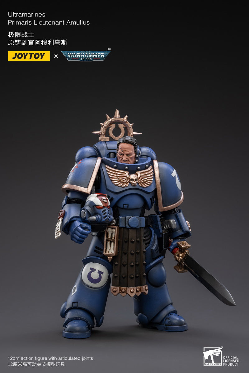 PRE-ORDER Warhammer 40k - Ultramarines - Primaris Lieutenant Amulius 1/18 [May 2023 Release]