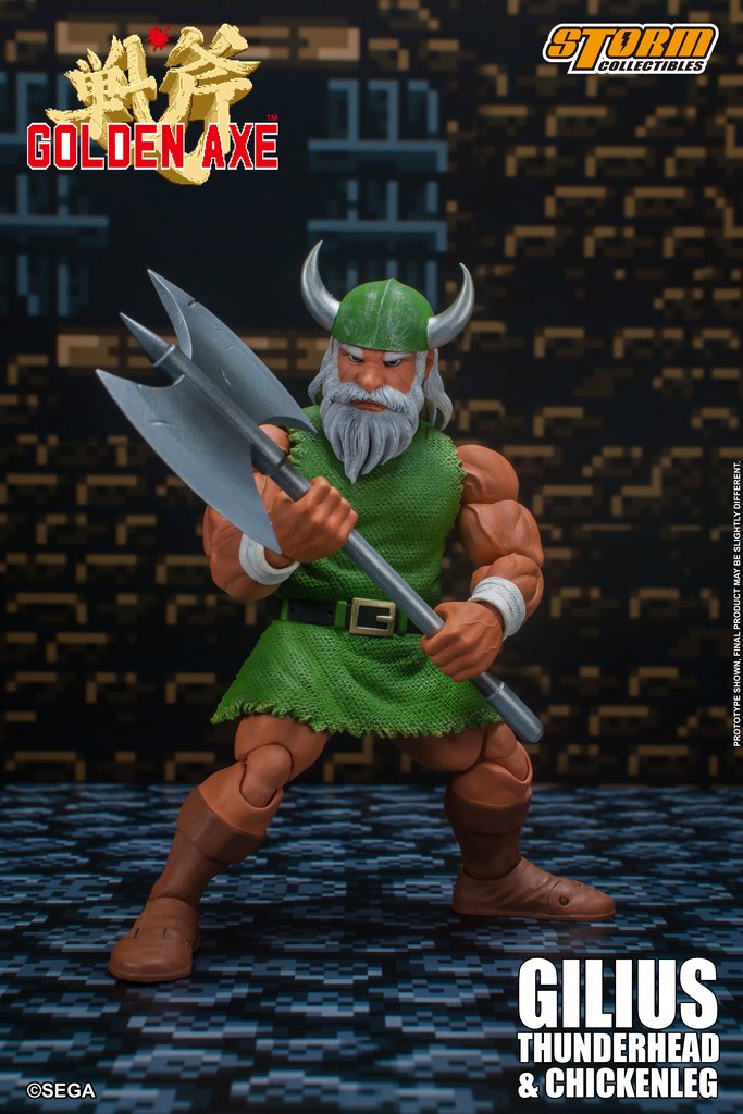 PRE-ORDER Golden Axe - Gilius Thunderhead and Chicken Leg