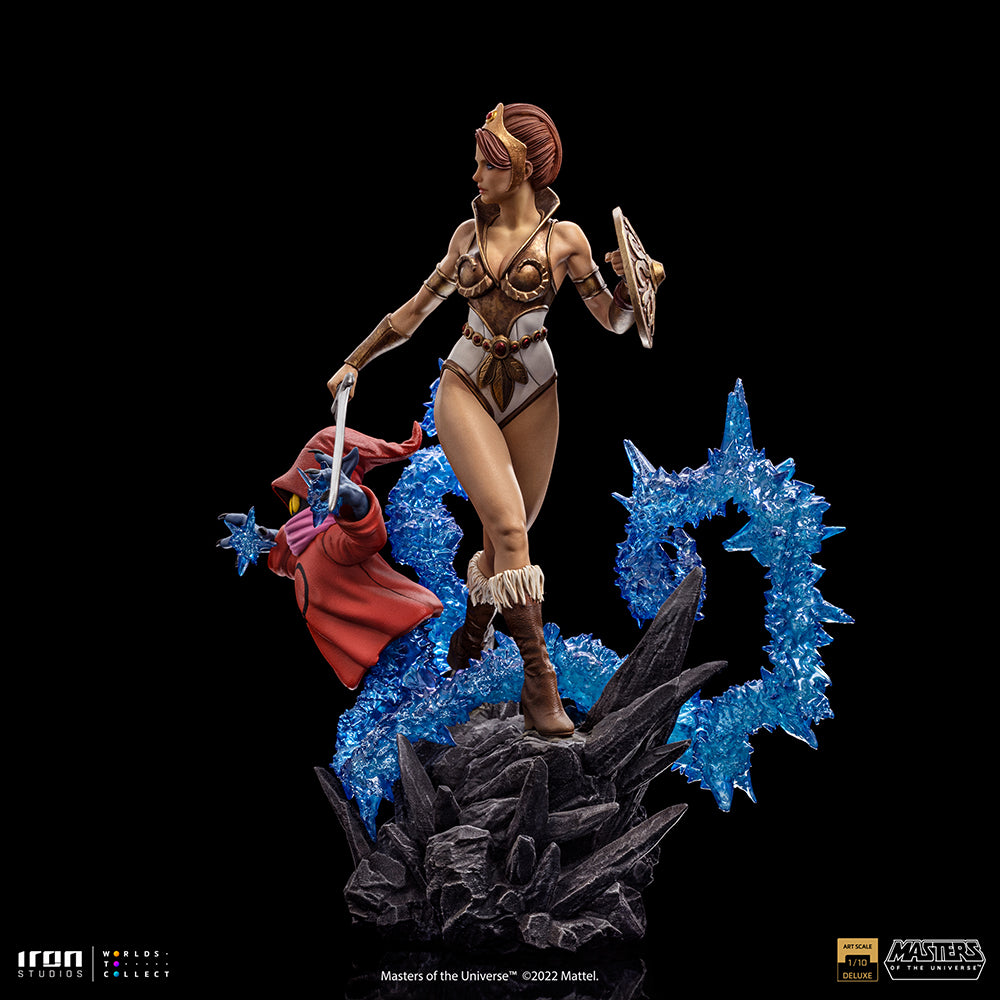 PRE-ORDER Masters of the Universe - Teela and Orko Deluxe Art Scale 1/10