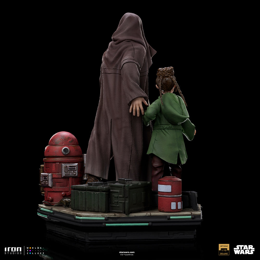 PRE-ORDER Star Wars - Obi-Wan and Young Leia BDS Art Scale 1/10