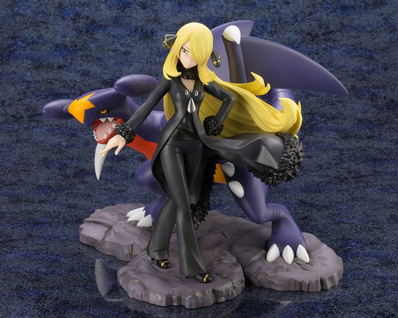 SPECIAL ORDER - ARTFX J - Pokémon Figure Series - Pocket Monsters - Cynthia with Garchomp 1/8