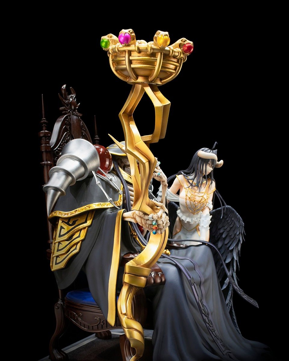 PRE-ORDER Overlord - Ainz Ooal Gown & Albedo 1/4