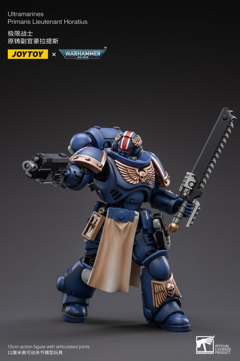 PRE-ORDER Warhammer 40k - Ultramarines - Primaris Lieutenant Horatius 1/18 [May 2023 Release]