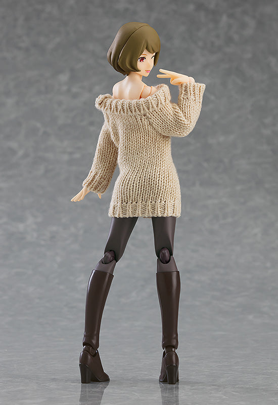 IN-STOCK Max Factory - figma 574 - figma Styles - Female Body (Chiaki) with Off-the-Shoulder Sweater Dress