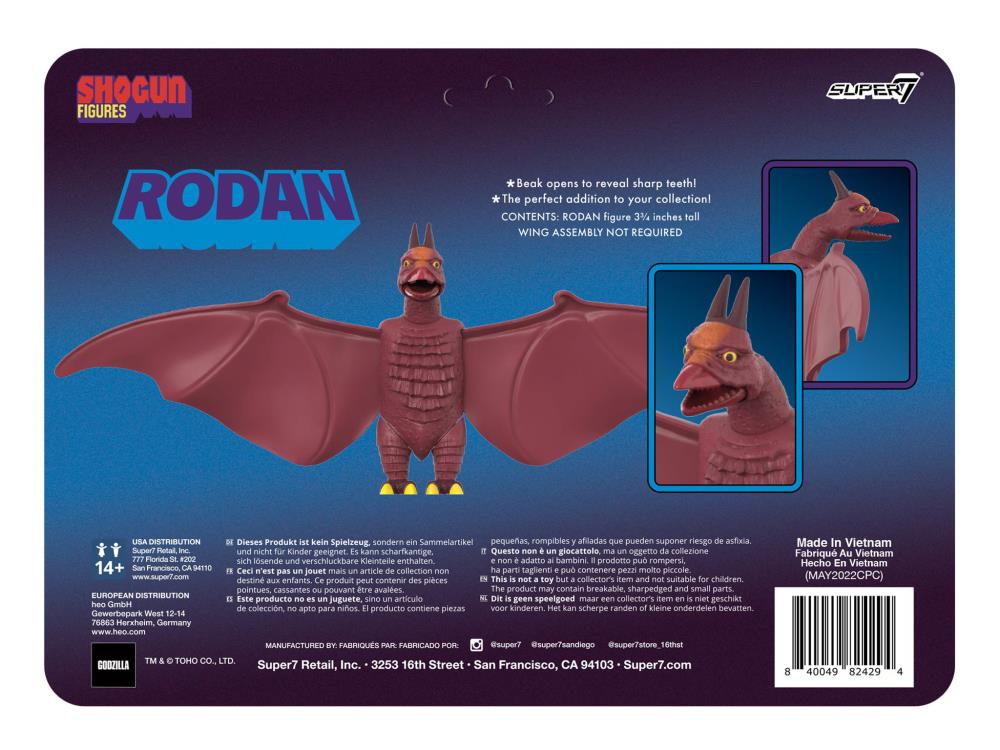 PRE-ORDER Shogun Figures - Godzilla - Rodan