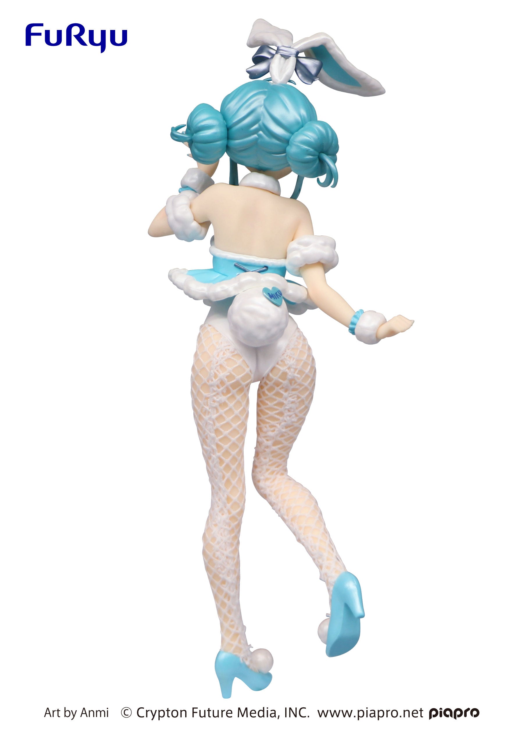 IN-STOCK FuRyu - Hatsune Miku BiCute Bunnies Figure - Hatsune Miku: White Rabbit Pearl Color Ver.