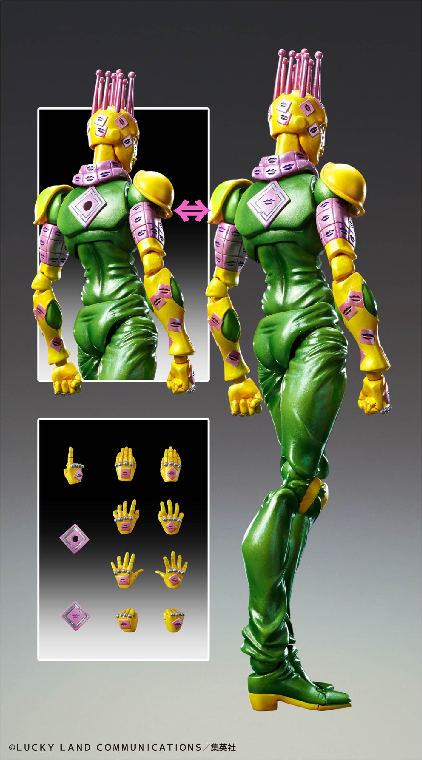 PRE-ORDER Super Action Statue #70 - Jojo's Bizarre Adventure: Stone Ocean - Kiss [2nd Release]