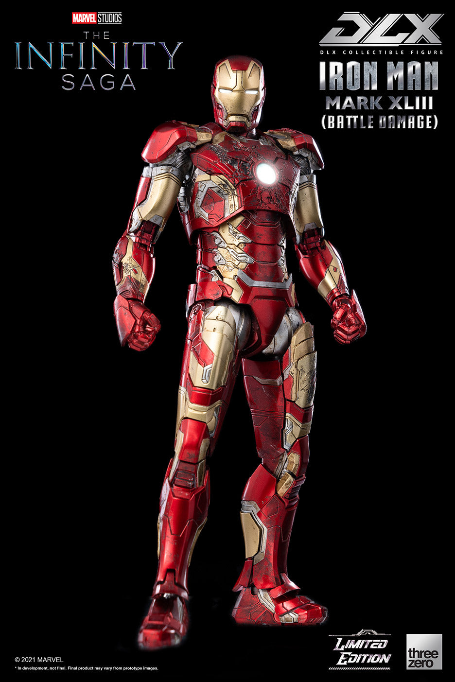 PRE-ORDER Marvel Studios: The Infinity Saga – DLX Iron Man Mark 43 (Battle Damage) [2022-Q4 Release]