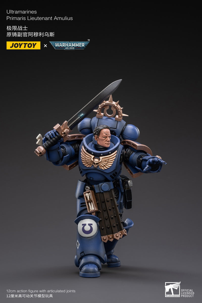 PRE-ORDER Warhammer 40k - Ultramarines - Primaris Lieutenant Amulius 1/18 [May 2023 Release]