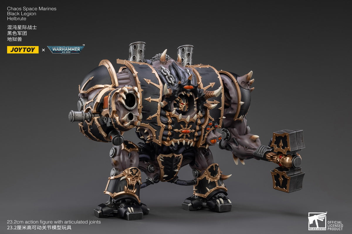 PRE-ORDER Warhammer 40k - Black Legion - Helbrute 1/18 [May 2023 Release]