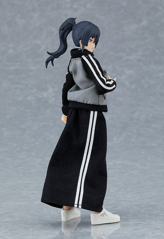 IN-STOCK Max Factory - figma 601 - figma Styles - Female Body (Makoto) with Tracksuit + Tracksuit Skirt Outfit