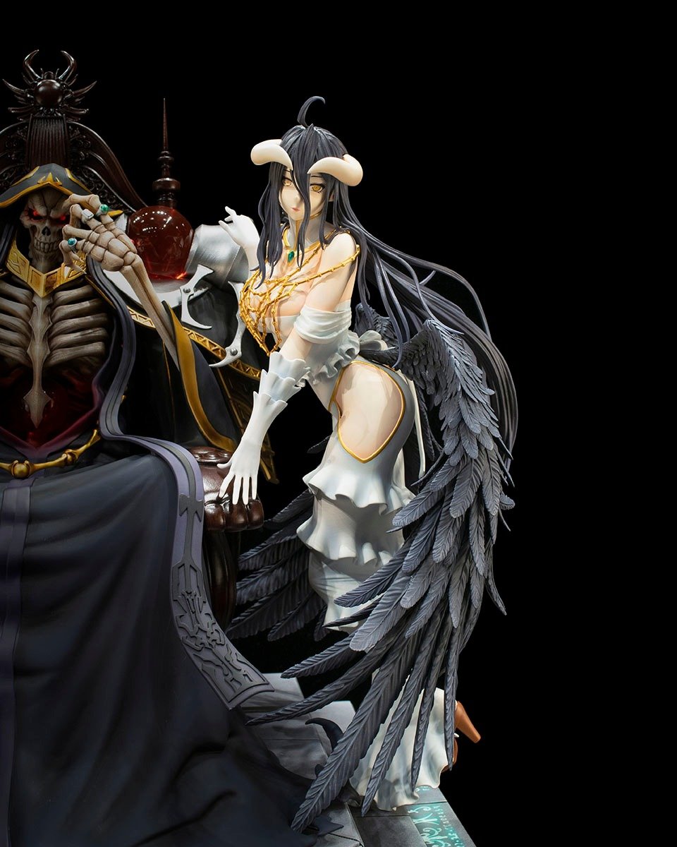 PRE-ORDER Overlord - Ainz Ooal Gown & Albedo 1/4