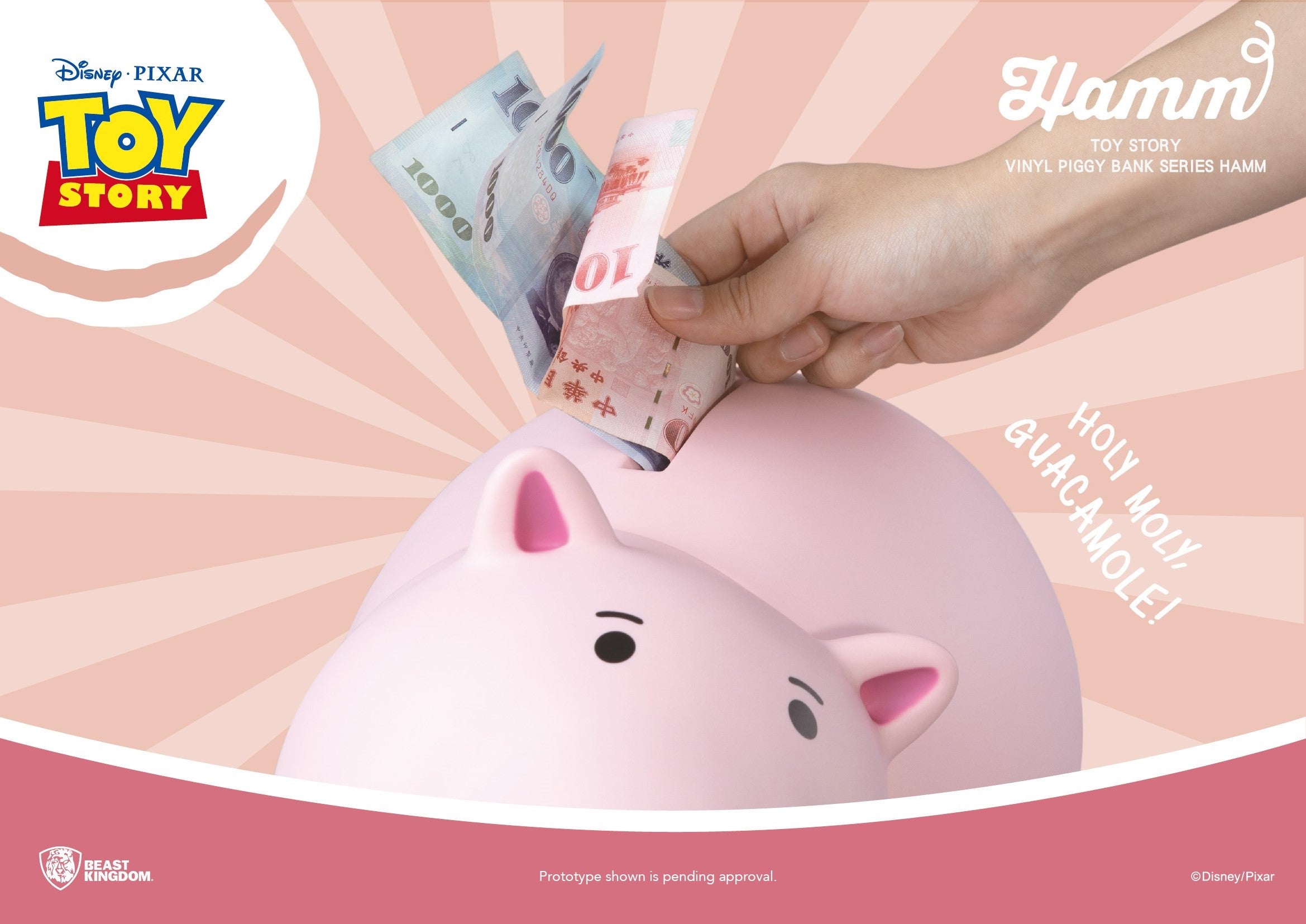 PRE-ORDER Toy Story Large Vinyl Piggy Bank - Hamm