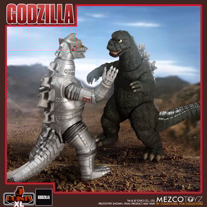 PRE-ORDER 5 Points XL - Godzilla vs Mechagodzilla (1974) Three Figure Boxed Set